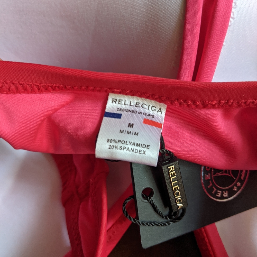Relleciga red bikini top - Picture 6 of 6